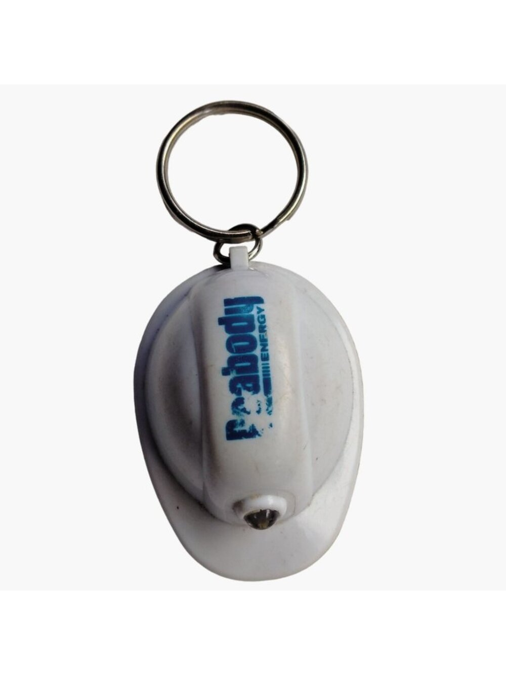 Peabody Energy White Hard Hat Keychain Light Not Working